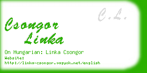 csongor linka business card